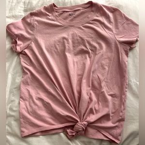 Madewell pink tee shirt